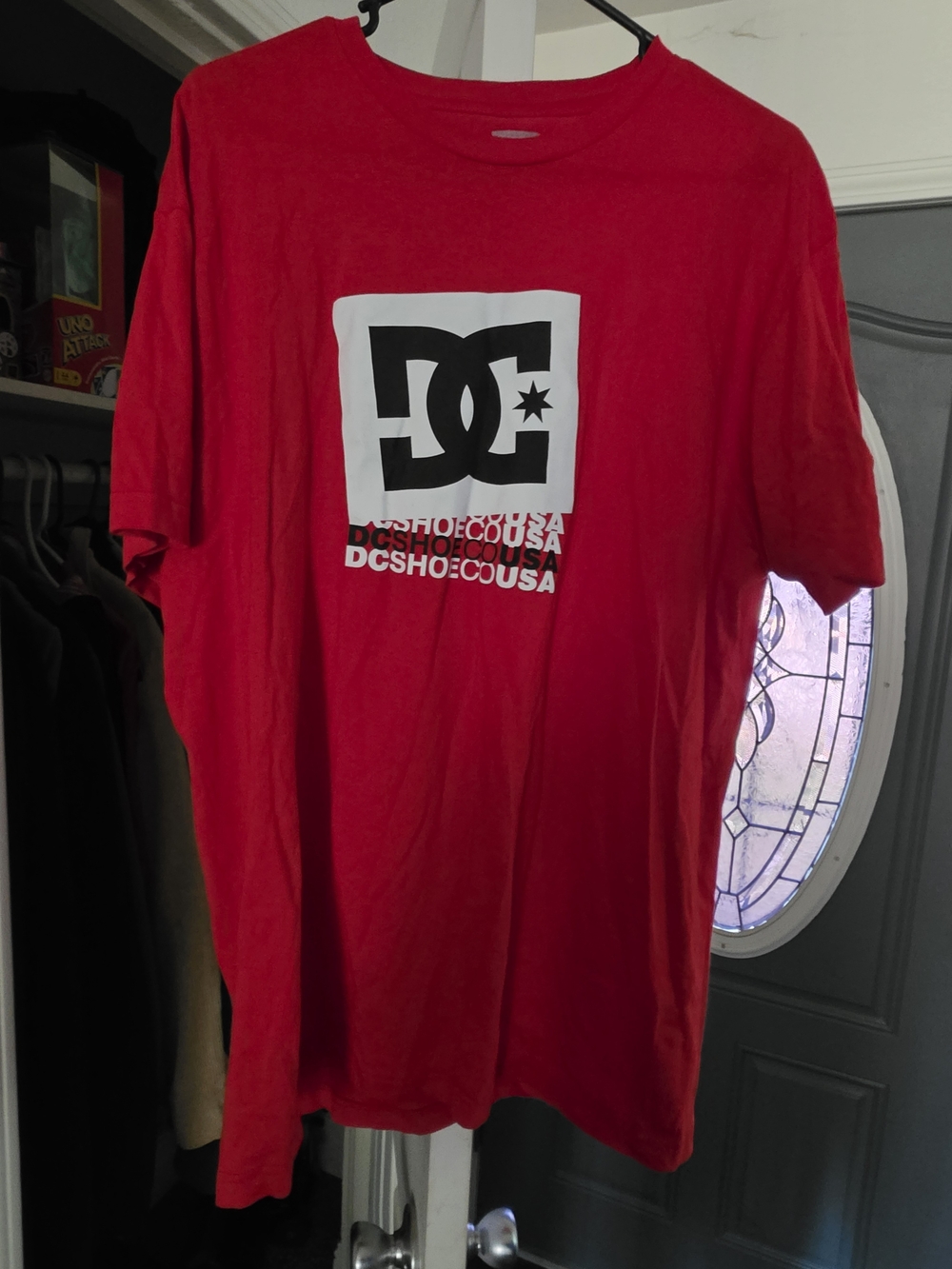 DC Men's Red Logo Tee